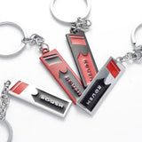 Ford Roush Logo Metal Car Keychain Keyring