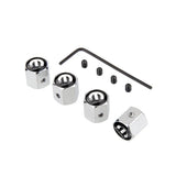 4pcs/set Chrysler Mopar Anti-Theft Car Air Valve Stem Cap Auto Tyre Valve Covers