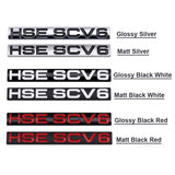 Land Rover HSE SCV6 SCV8 SDV6 SDV8 Si4 Logo ABS Car Rear Sticker Decal Emblem Badge