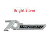 ABS Car Side Rear Trunk Emblem Sticker Decals for Land Cruiser 70th Anniversary LC300 LC200 FJ200 2016-2022 Accessories