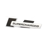 Audi Supercharged Metal Car Front Grille Emblem Badge Sticker