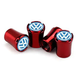 4pcs/set Volkswagen VW Logo Car Air Valve Stem Caps Auto Tyre Valve Covers