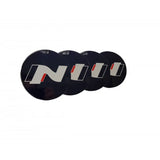 4pcs/set 56mm Hyundai N Logo Car Wheel Center Hup Cap Sticker Decal