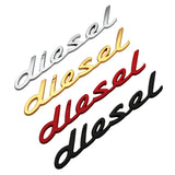 Jeep Diesel Metal Car Body Side Sticker Rear Emblem Badge