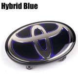 For Highlander Camry RAV4 CH-R CHR IZOA 160mm Front Grille ABS Hybrid 3d Glossy Emblem Replacement Auto Modification