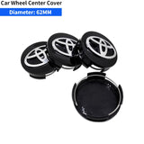 4pcs/set 58/60/62mm Toyota Car Wheel Center Hub Caps Hub Covers