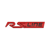 Renault RS Line Logo Metal Car Rear Sticker Emblem Badge Decal