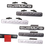 Audi Quattro Logo ABS Car Front Grille Emblem Badge Decal