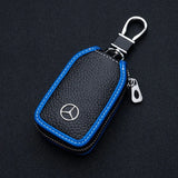 Mercedes Benz Cowhide Car Key Wallet Car Key Bag Cover Case