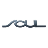 16.6x2.9cm KIA SOUL Metal Car Rear Sticker Letter Trunk Emblem Badge Decal