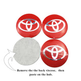 60mm Toyota Car Wheel Center Hub Cap Sticker Decal