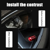 4pcs/set Chrysler Car Air Valve Stem Cap Anti Dirty Tyre Valve Covers
