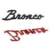 Ford Bronco Logo ABS Car Rear Sticker Auto Body Emblem Badge Decal