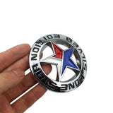 Jeep Lone Star Metal Car Front Grille Emblem Badge Auto Rear Sticker Decal