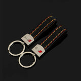 Audi RS Sline PU Leather Car Keychain