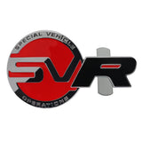 Land Rover SVR Logo Metal Car Front Grille Emblem Badge Rear Sticker Decal