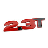 Ford 2.3T Logo Metal Car Rear Sticker Auto Body Emblem Badge Decal