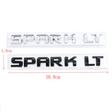 Chevrolet SPARK LT Logo ABS Car Rear Sticker Decal Auto Trunk Emblem Badge