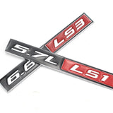 Dodge 5.0L 5.7L 6.0L 6.8L LS1 LS2 LS3 LS6 Metal Car Rear Sticker Auto Trunk Emblem Badge