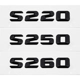 Mercedes Benz S55 S63 S200 S220 S250 S260 S300 S320 S350 Car Rear Stickers Decal