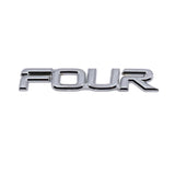Car Trunk Emblem Decoration Sticker for Toyota FOUR Logo Auto Whole Body Badge Decal Exterior Accessories