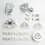 Mercedes Benz Maybach Car Front Hood Emblem Rear Badge Sticker Wheel Center Cover