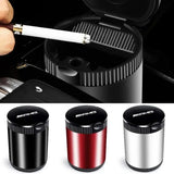 Mercedes Benz AMG Metal Car Ash Tray Auto Ashtray Cigarette Holder Box with LED Light
