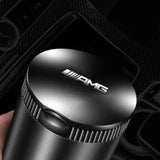 Mercedes Benz AMG Metal Car Ash Tray Auto Ashtray Cigarette Holder Box with LED Light