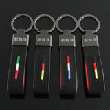Mercedes Benz E63 Logo Suede Metal Car Keyring