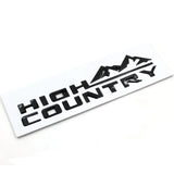 Chevrolet HIGH COUNTRY Logo ABS Car Trunk Sticker Decal Auto Body Side Emblem Badge