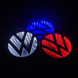 For Volkswagen VW Golf Polo Beetle CC MK7 MK5 Jetta Tiguan Touran Passat 3D LED Car Front Emblem Badge Bright Sticker Accessories