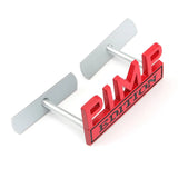 Jeep PIMP Edition Metal Car Front Grille Emblem Badge Auto Rear Sticker Decal