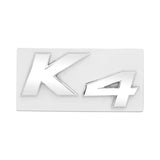 KIA K2 K3 K4 K5 KX7 Metal Car Rear Sticker Trunk Emblem Badge Decal
