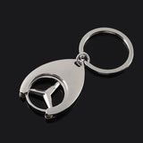 Mercedes Benz Metal Car Keychain Key Ring Holder Pendant