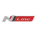 Hyundai N LINE Logo Metal Car Rear Sticker Trunk Emblem Badge Decal
