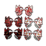 2pcs Dodge Demon 170 Metal Car Rear Sticker Body Badge Emblem