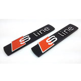 Audi Sline Metal Car Rear Sticker Side Emblem Badge Decal