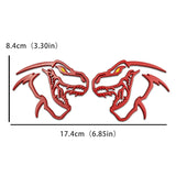 Dodge Dinosaur Logo Metal Car Rear Sticker Trunk Emblem Badge Decal