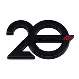 Peugeot 20th Anniversary Metal Car Body Sticker Decal Auto Front Grille Emblem Badge