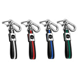 Audi PU Leather Car Key Chain Holder Auto Keyring
