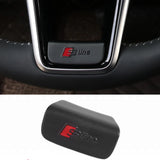 Audi A6L 19-22 Sline Logo Metal Car Steering Wheel Emblem Badge Decal Sticker
