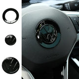 Car Interior Sticker Steering Wheel Center Emblem Label for Volkswagen VW Golf 8 Magotan 8.5 TAYRON X Touareg TACQUA VILORAN Decoration