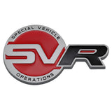 Land Rover SVR Logo Metal Car Front Grille Emblem Badge Rear Sticker Decal