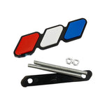 Three-colors Car Front Grille Emblem Badge Decals for TRD Tacoma 4Runner Tundra Rav4 Highlander Modified Accessories