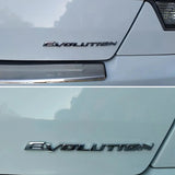 Mitsubishi EVOLUTION ABS Letter Car Rear Sticker Emblem Badge
