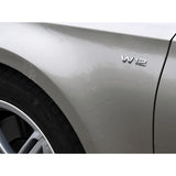 Audi W12 ABS Car Rear Sticker Trunk Emblem Badge Decal