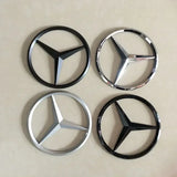 8CM 9CM 10CM 10.5CM Car Rear Middle Badge Emblem Sticker for Mercedes Benz W203 W211 W204 W210 W124 W212