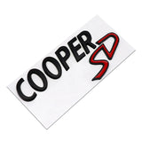 Metal Car Trunk Sticker Side Badge Emblem COOPER S COOPER D COOPER SD Logo for R50 R52 R53 R55 R56 F54 F55 F56 F60