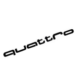 Audi Quattro Car Rear Sticker Trunk Emblem Badge Decal