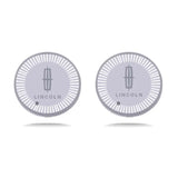 2pcs Lincoln Car Water Coasters 7-color LED Light Cup Mat Holder